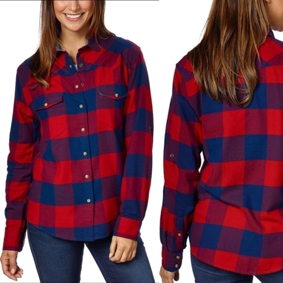 JACHS Girlfriend | DEA Flannel Shirt - Picture 1 of 5